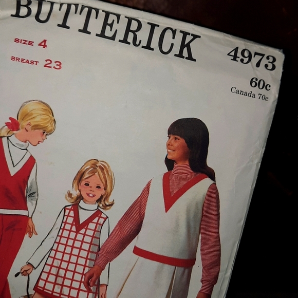 Kids 70s Vintage Dress Patterns - Picture 3 of 5